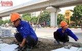 Hà Nội lát vỉa hè bằng đá tự nhiên